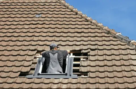 Pose de velux - Auzebosc